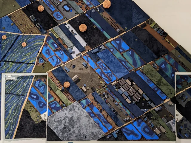 1250呎高的風景右側，晚上的潮州跳傘場