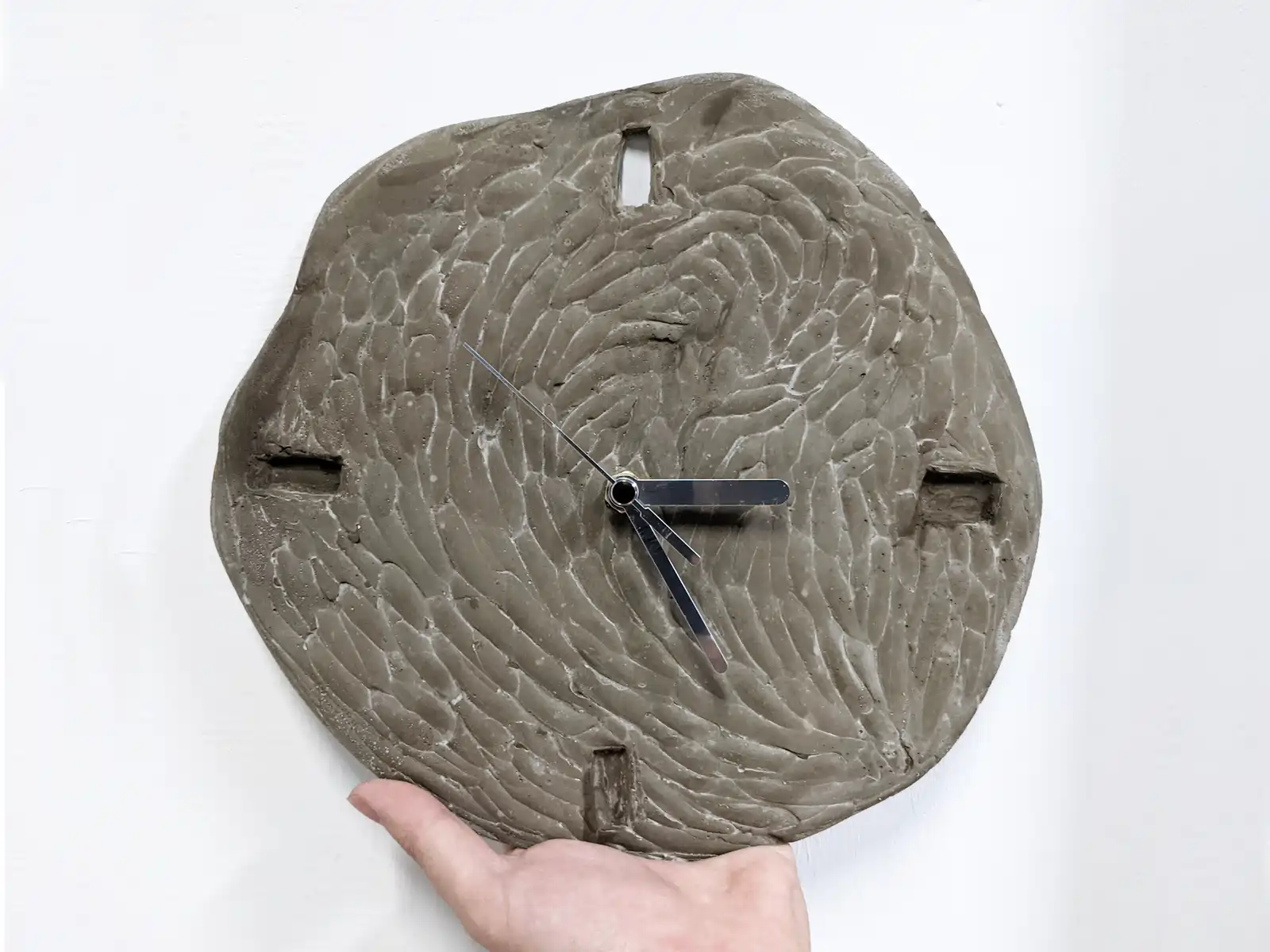 再生粒料磨石子時鐘，造型時鐘